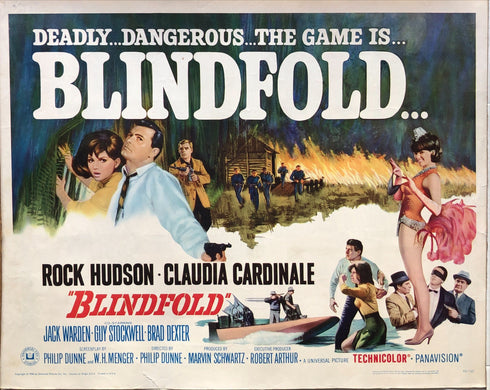 blindfold 1966 display sheet, rolled